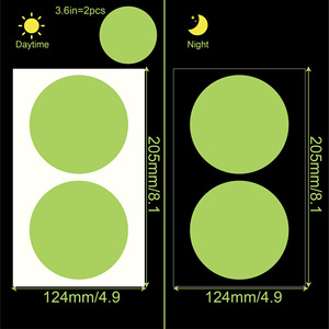 Factory Wholesale PVC Glow-in-the-Dark Dot <strong>Wall</strong> <strong>Stickers</strong> Custom Luminous Fluorescent Dots Waterproof UV Resistant Kids <strong>Nursery</strong> - Product Image 5