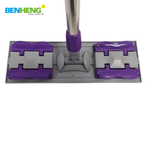 360 Rotating Flat <strong>Mop</strong>, Snap on <strong>Fixed</strong> Detachable Towel <strong>Mop</strong>, With 2 Microfiber <strong>Mop</strong> Cloths for Floor Window Wall Door Cleaning - Product Image 4