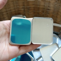 Plateau en aluminium avec support magnétique pour palette de fards à paupières, remplacement DIY, plateau vide pour maquillage, emballage cosmétique