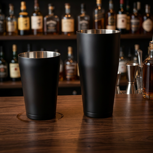 Stainless Steel Powder Coated Boston Shaker Set of 2 Pcs with 28 oz & 18 oz Capacity Handmade Durable Luxury <b>Bar</b> <b>Tools</b> - Product Image 4