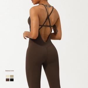 ¡Novedad de 2024! Monos acolchados de talla grande para mujer, monos de juego, jerséis de Yoga, jerséis con realce de huesos, mallas, ropa deportiva para gimnasio - Product Image 3