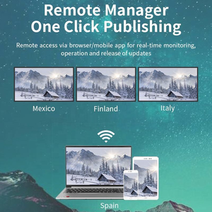 32 inch trong nhà TREO LCD quảng cáo hiển thị gắn Bảng menu cho nhà hàng điều khiển từ xa kỹ thuật số biển - Product Image 6