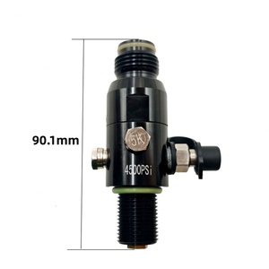 Regulador de CO2 ZimaKyfa para Tanque, 4500psi/1800psi, Aleación de Aluminio, Negro, Rosca de Entrada 5/8-18UNF - Product Image 4