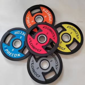 SK Fitness personnalisé Logo15/<span class=keywords><strong>20</strong></span>/25KG/LB ensembles usine directe pour Olympik <span class=keywords><strong>poids</strong></span> plaques 50mm couleur uréthane pare-chocs Tri-Grip formation - Product Image 3