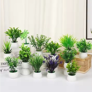Pianta Verde Artificiale in Stile Nordico per Ufficio, <span class=keywords><strong>Soggiorno</strong></span>, Balcone, Decorazione <span class=keywords><strong>da</strong></span> Scrivania, Pianta Verde Fresca in Vaso - Product Image 1