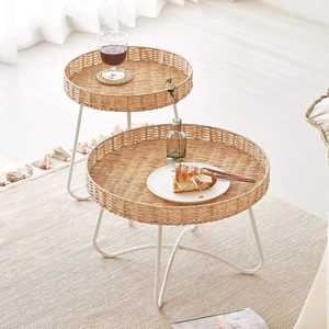 Mesa Redonda de Ratán Natural Tejida a Mano de Nuevo Diseño, Mesas de Centro Redondas de Ratán de Alta Calidad para Sala de Estar, Fabricación en Vietnam - Product Image 5