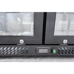 3 cửa truy cập hàng đầu đồ uống tủ lạnh bia hiển thị mát tủ lạnh dưới trở lại thanh bia mát với bản lề cửa trượt - Product Image 4