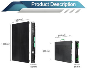 Écran LED à contraste amélioré de style innovant P3.91, location d'écran LED pour salon professionnel, festival de <span class=keywords><strong>musique</strong></span> - Product Image 1
