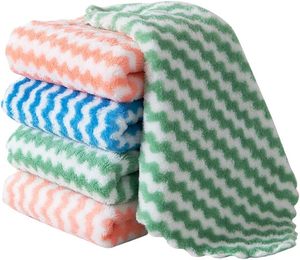 In Trend Absorbent Coral Fleece <b>Microfiber</b> Quick Dry Eco-Friendly Reusable Kitchen Dish <b>Towels</b> 15x25cm/25x25cm/30x30cm - Product Image 1