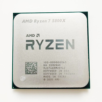 Prosesor AMD Ryzen 7 5800X 3.8GHz Delapan Inti 16-Thread R7 5800X 7NM L3=32M Socket AM4 untuk Komputer Desktop Gaming