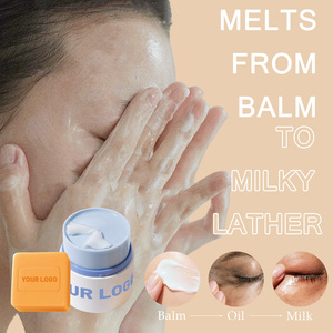 Ensemble <span class=keywords><strong>Savon</strong></span> et Baume Nettoyant Doux à l'Huile de Curcuma pour Soins de la Peau Nourrissants en Profondeur Marque Privée - Product Image 3