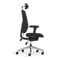 Mobilier de bureau luxueux Design moderne confortable chaise de bureau pivotante tissu ergonomique exécutif patron chaise de bureau