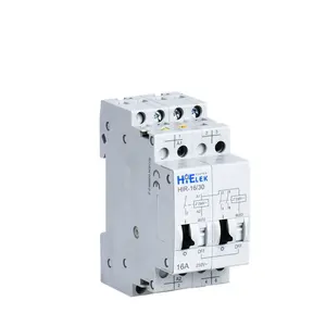 HIR-16 CE CB 2M 3P 3NO,2NO + 1NC שלב ממסר 12V DC דחף ממסר