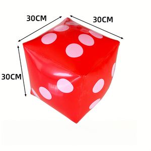 Dés gonflables de 12 pouces pour jeux de société et événements promotionnels, logo personnalisé disponible - Product Image 4