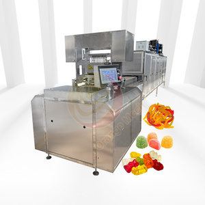 Dépôt <span class=keywords><strong>de</strong></span> bonbons en forme d'ours, gelée douce, Fabrication <span class=keywords><strong>de</strong></span> bonbons, petite ligne <span class=keywords><strong>de</strong></span> Production entièrement automatique - Product Image 2