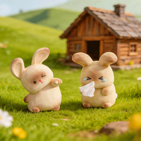 Diverse mini resin hondenfiguren, schattige puppy dierenminiaturen voor DIY knutselwerk, feeëntuin, micro landschap, poppenhuis, huisdecoratie