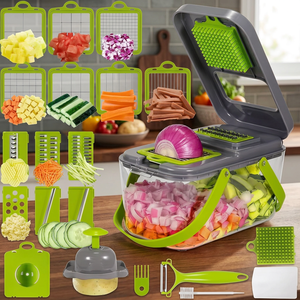 Cortador de Verduras Manual de Plástico de 1 Pieza Trend Kitchen Stellar Path, Rebanador de Frutas y Cebollas, Ecológico, Sostenible y Personalizable - Product Image 3