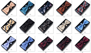 PBT01 Multi colori poliestere cravatte di seta <span class=keywords><strong>per</strong></span> le donne uomini Casual festa Jacquard <span class=keywords><strong>papillon</strong></span> <span class=keywords><strong>per</strong></span> matrimonio <span class=keywords><strong>camicia</strong></span> <span class=keywords><strong>papillon</strong></span> Set regalo - Product Image 6