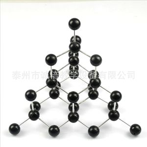 Modèle de structure de diamant, cristal, tétraèdre de diamant, équipement d'expérimentation de chimie pour collèges, instruments pédagogiques - Product Image 1