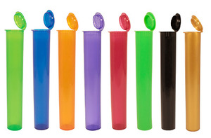 Hempacka tùy chỉnh hoa bao bì 98mm Pop Top Ống PP nhựa pre-<span class=keywords><strong>roll</strong></span> Pop Top Up bóp chai - Product Image 4