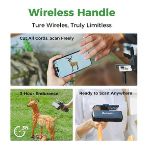 Escáner 3D Creality Otter Lite, Escáner Inalámbrico Portátil, Precisión de 0.05 mm, Seguimiento Antivibración, 30 FPS, Objetos de 20-2000 mm - Product Image 4