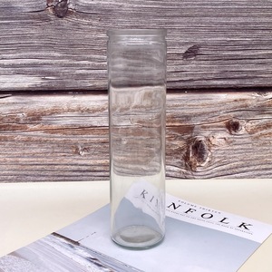 Best Sell Empty clear Glass <strong>Candle</strong> Stick Religious 7day 14 Days Big Wedding Empty Glass Holder for Scent <strong>Candle</strong> Prayer <strong>Bulk</strong> Sale - Product Image 1