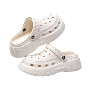 Femmes plate-forme décontracté sabots chaussures 2025 nouveauté hauteur augmentant <span class=keywords><strong>semelle</strong></span> épaisse classiques sandale compensée pour fille prix usine - Product Image 5