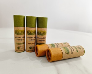 Tube en papier kraft brun prêt à l'emploi, personnalisable avec impression de marque, pour conteneur de bâton de parfum solide fait main - Product Image 6