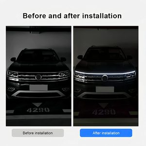 Tira de Luces LED Flexible para Capó de Coche, 12V, Luces de Circulación Diurna, Decoración, Retroiluminación, Lámpara de Ambiente para Automóvil, Universal - Product Image 5
