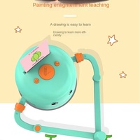 Robot de peinture intelligent pour enfants, 100 cartes, stylos et pinceaux aquarelle de 10 pouces, ensemble de jouets de dessin, vente en gros