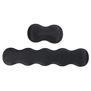 Customizable Soft Foam Rubber Base Ergonomic Keyboard and <b>Mouse</b> Wrist Rest Set for Office Typing Gaming - Product Image 1