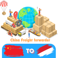 Agent de transport maritime Lcl de la Chine à l'Indonésie service de logistique de consolidation ddp taux d'expédition livraison à domicile