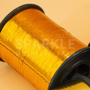Hot bán vàng M Loại kim loại sợi 12micron 1/69 300 gam Đồng đan kim loại chủ đề phẳng lurex phim - Product Image 1