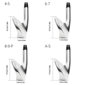 Set di ferri da golf Cross-border Best-seller in acciaio inossidabile con asta Flex R, modelli 4/5/6/7/8/9/P/A/S, set completo per allenamento - Product Image 6
