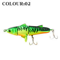Appâts de pêche en plastique segmentés Wobbler Pesca Knobby 24g