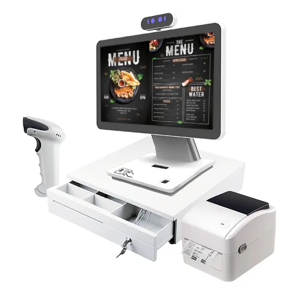 Smart Pos Machine Wifi Kassa Dual Screen Window All In One Pos Systemen Kleding Winkel Voor Apotheek Restaurants