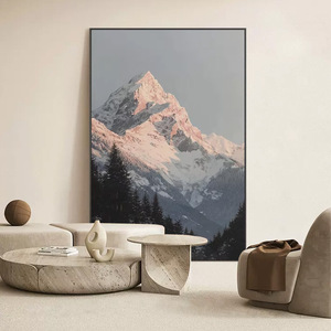 Póster Decorativo de Pared con Pintura en Lienzo de Paisaje Montañoso Moderno, Gran Venta - Product Image 3