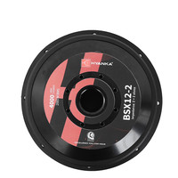 Subwoofer de voiture HYANKA BSX12-2 12 pouces 2000W RMS 4000W MAX haute puissance pour système audio de voiture HiFi Bass OEM Vente en gros Usine