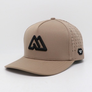 Gorra de Béisbol Deportiva Personalizada de 5 Paneles, Tela de Velour/Oxford, Impermeable, con Patrón Impreso y Logotipo Bordado en 3D - Product Image 4