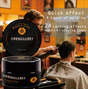 Cera para Peinar el Cabello de Alta Calidad, 80g, Fijación Fuerte, Textura Mate, con Cera de Abeja y Aceite de Coco, para Todo Tipo de Cabello y Hombres, Superventas - Product Image 3