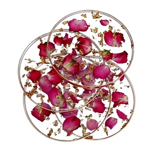 Ensemble de sous-verres en céramique durable, design luxueux, forme personnalisée, pour la protection des tables intérieures et extérieures, service de boissons, respectueux de l'environnement - Product Image 1