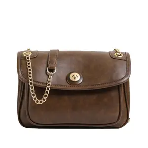 Large Capacity Ladies Clutch Purse Woman's Handbag Leather Handbags Leather Bags Vintage Shoulder Bag For Women