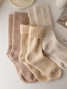 Wholesale Merino <b>Wool</b> Socks Women <b>Wool</b> Socks Winter <b>Thermal</b> Socks Crew Socks Custom Logo <b>Wool</b> Dress Socks - Product Image 1