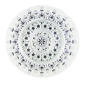 Assiette <span class=keywords><strong>de</strong></span> présentation en verre doré ornée <span class=keywords><strong>de</strong></span> mandalas, 33 cm, noire <span class=keywords><strong>et</strong></span> dorée, pour mariages, banquets <span class=keywords><strong>et</strong></span> décorations <span class=keywords><strong>de</strong></span> <span class=keywords><strong>table</strong></span> - Product Image 5