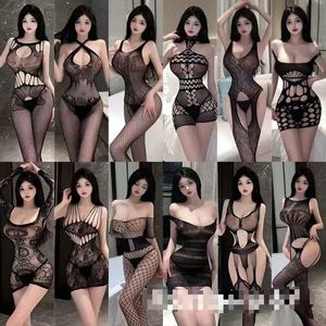 Sexy Lingerie senza spalline <span class=keywords><strong>pizzo</strong></span> seducente pigiama estivo Sexy in acciaio per raccogliere uniforme vestito seducente stile europeo - Product Image 6