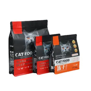 Magic Packaging Manufacturer Ziplock Plastic Resealable Edibles Packaging Pet Cat Food Packaging Litter Bags