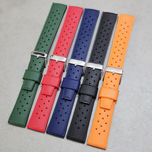 थोक 20 मिमी 22 मिमी विंटेज त्वरित रिलीज वाटरप्रूफ रबर सिलिकॉन घड़ी स्ट्रैप बैंड स्पोर्ट डाइविंग कलाई बैंड ब्रेसलेट - Product Image 1