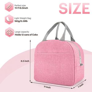 Sac isotherme personnalisé pour femmes et hommes adultes, petit récipient alimentaire étanche pour le déjeuner - Product Image 2