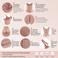 Offre Spéciale Shaper Poitrine Soutien Colombianas Latex Ouvert Buste Lifting Du Sein Shapewear Shaper Avec Bretelles Réglables pour les Femmes