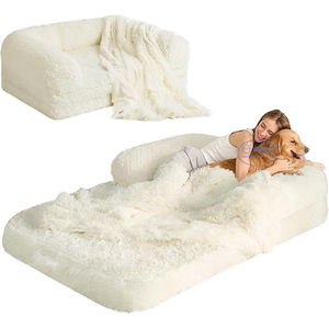 Wohnzimmer Wasch bares großes Hunde bett Menschliches Hunde bett Schlafs ofa - Product Image 2